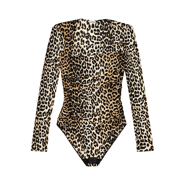 GANNI Bodysuit "Leopard"