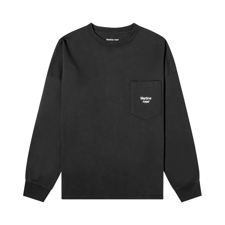 Martine Rose Novelty Oversized Long-Sleeve Shirt "Black"