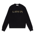Lanvin Curb Embroidered Sweatshirt "Black"