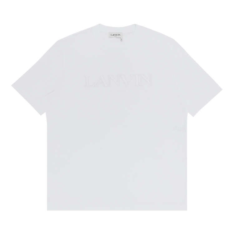 Lanvin Embroidered T-Shirt "Optic White"
