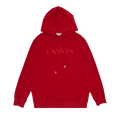 Lanvin Paris Embroidered Hoodie "Lipstick"