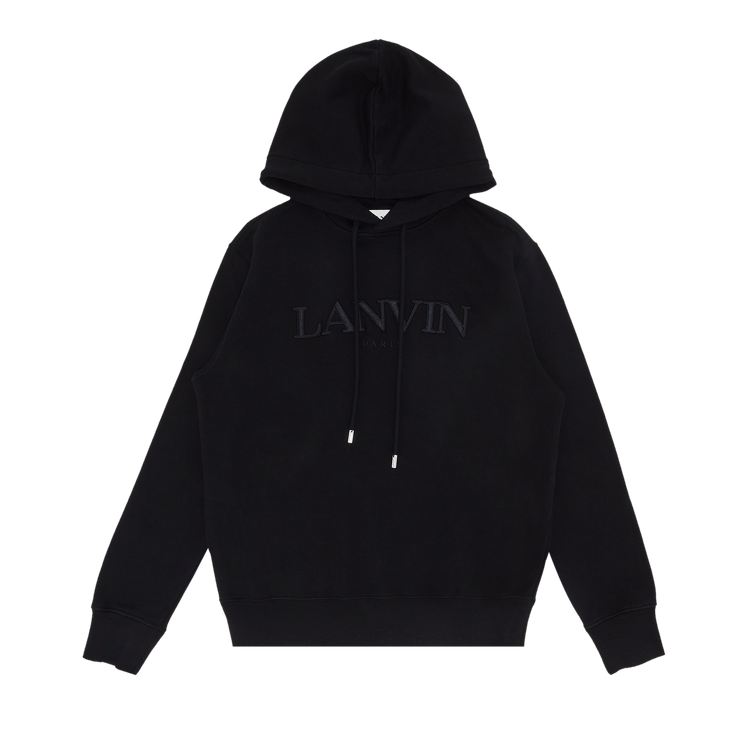 Lanvin Paris Embroidered Hoodie "Black"