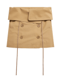 KNWLS Ammara Trench Skirt "Sand"