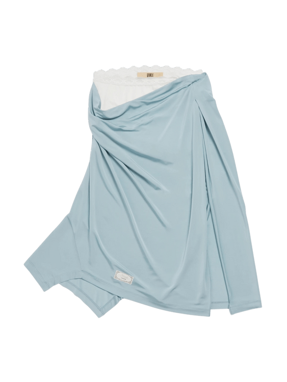 KNWLS Drt Skirt "Light Blue"