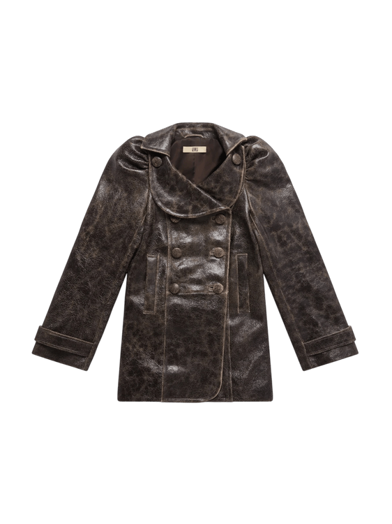 KNWLS Nicto Jacket "Cracked Brown"