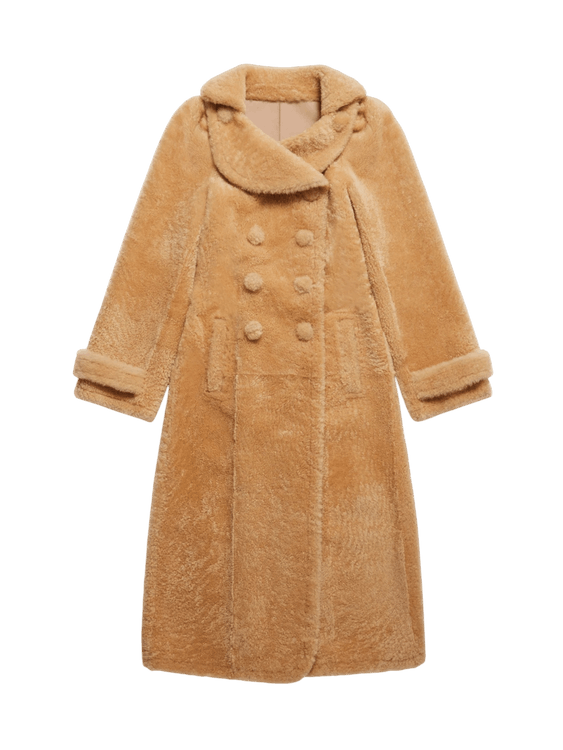 KNWLS Nicto Shearling Coat "Blonde"