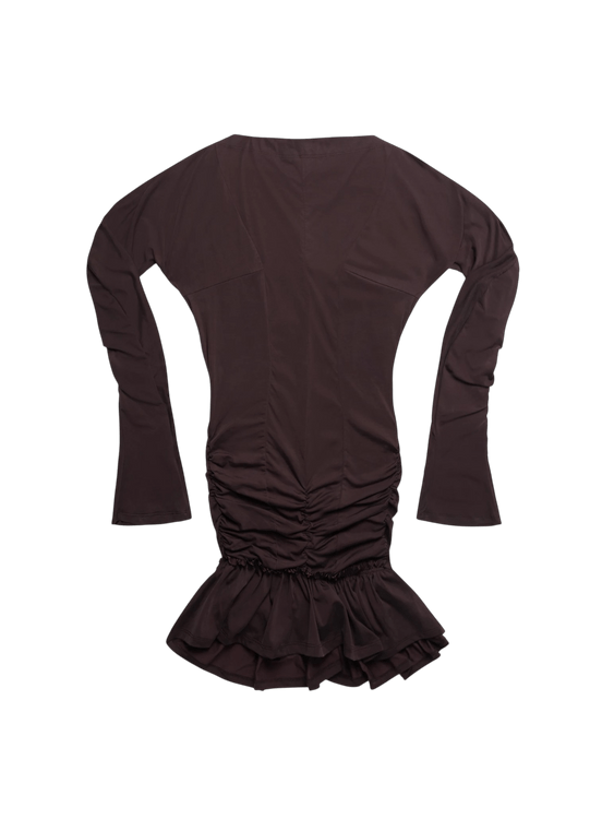 KNWLS Petrol Dress "Brown"