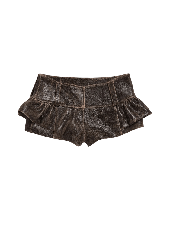 KNWLS Victoria Shorts "Cracked Brown"
