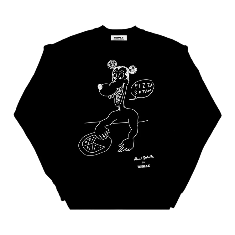 WHOLE Pizza Satan Crew "Black"