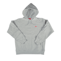 Supreme Enamel Small Box Hooded Sweatshirt "Heather Grey"