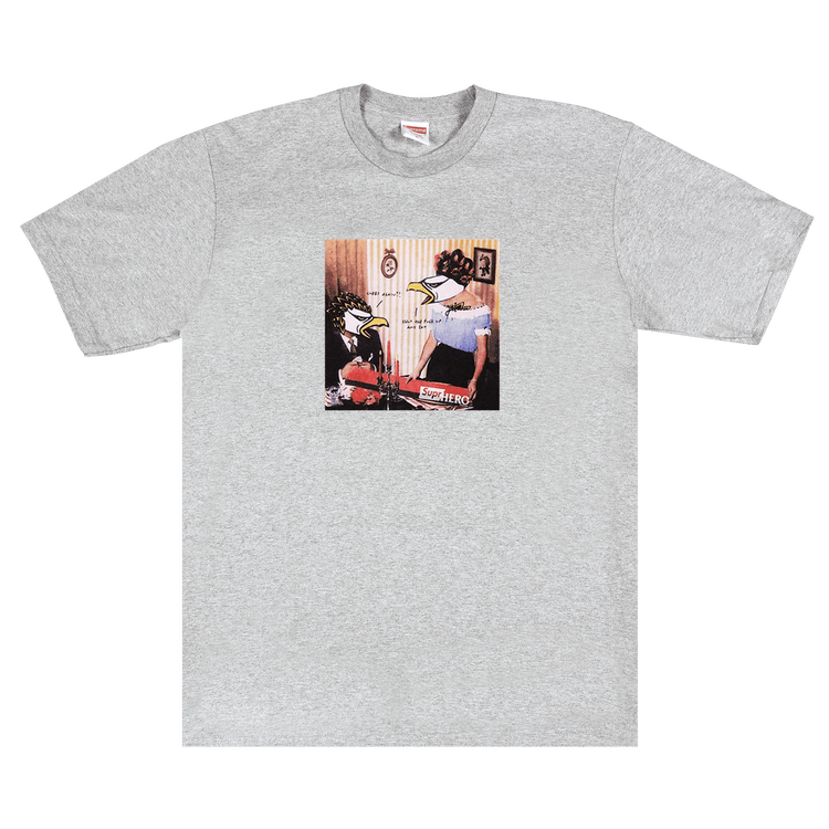 Supreme x ANTIHERO Curbs Tee "Heather Grey"