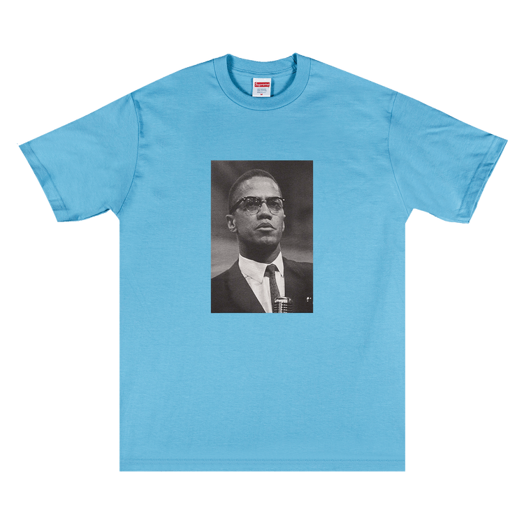 Supreme Malcolm X Tee "Light Slate"