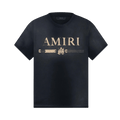 Amiri MA Bar Appliqué Tee "Black"