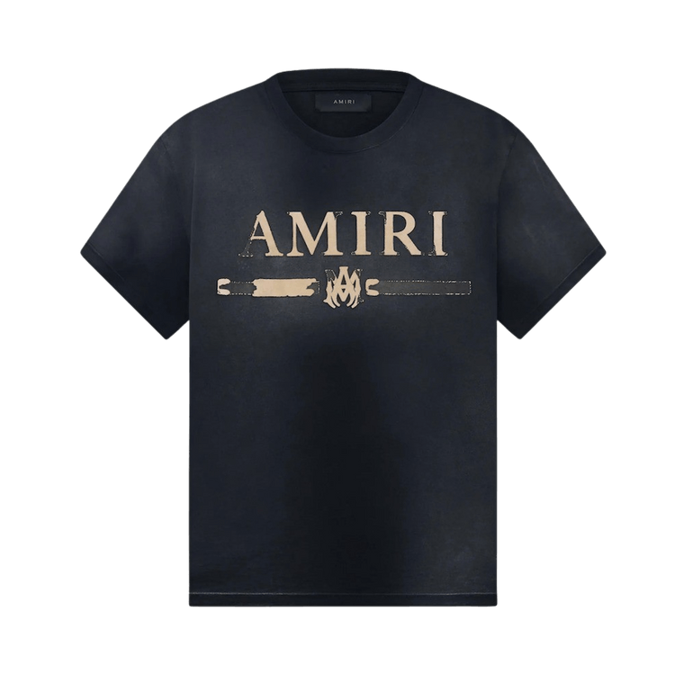 Amiri MA Bar Appliqué Tee "Black"